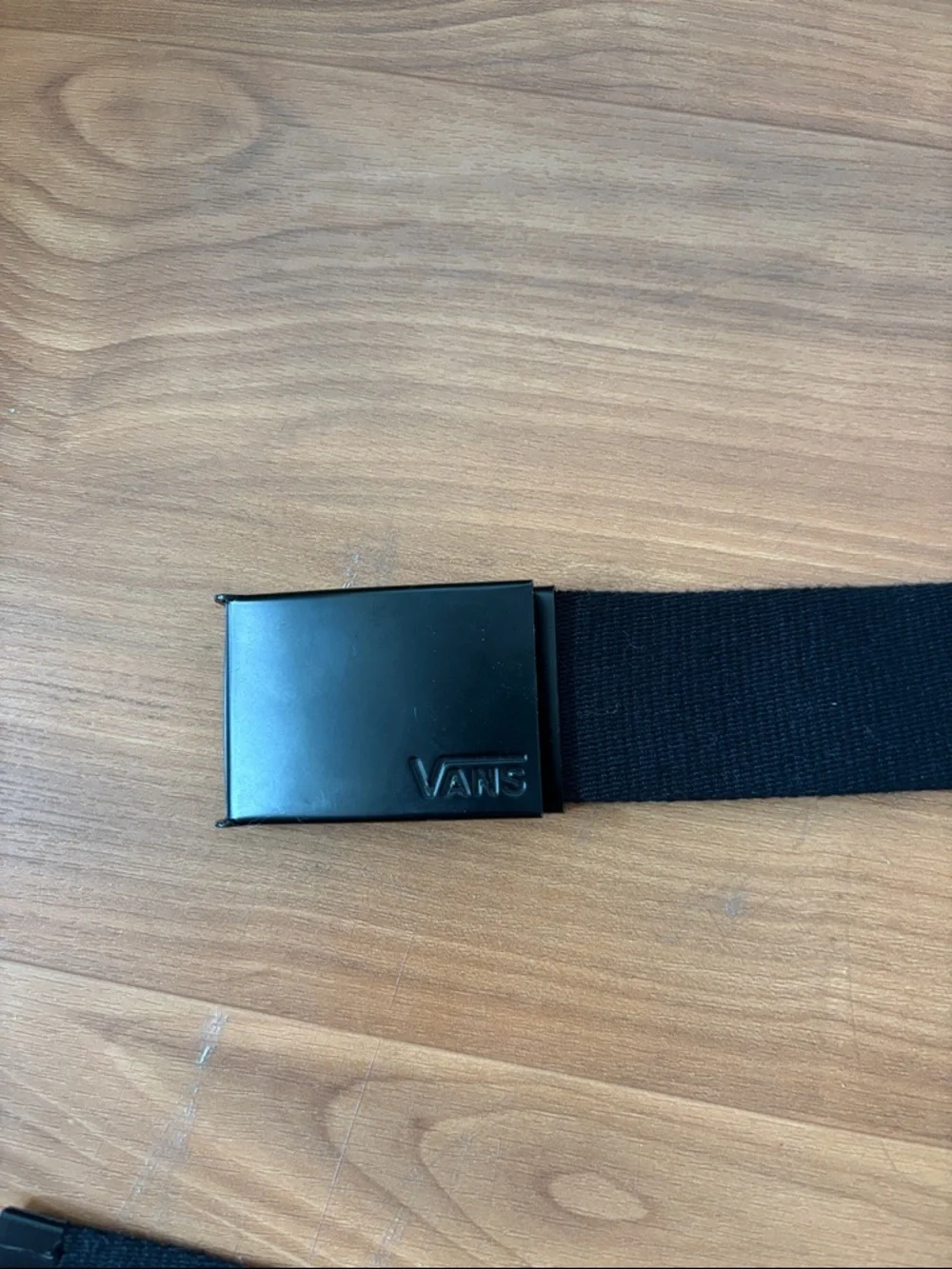 Unisex Vans Black Fabric Belt - Picture 4 of 7